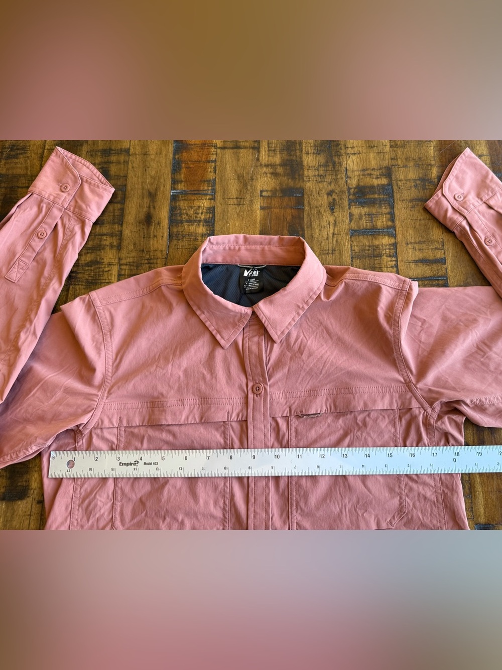 NWT REI Co-op Sahara Shirt Women’s S Sunfade Clay Hiking Camping - Picture 6 of 12